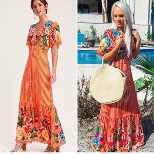 Lulus Roam the Riviera Maxi